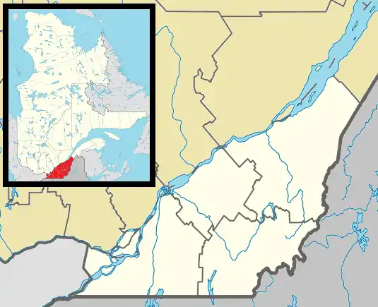 Saint-Albert is located in Southern Quebec