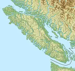 Argus Mountain is located in Vancouver Island