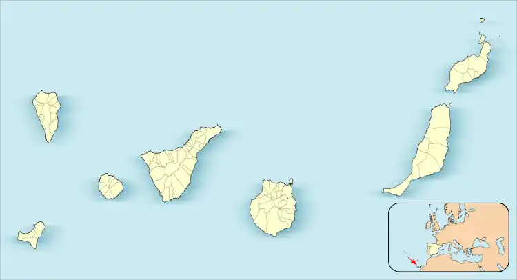 1991–92 Primera División de Baloncesto is located in Canary Islands