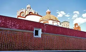 Talavera azulejos in the wall