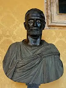 Bronze bust of Lucius Junius Brutus, the Capitoline Brutus (late 4th century BC to early 3rd century BC)