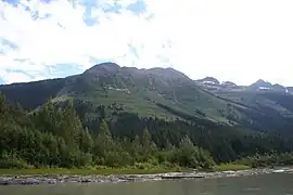 Ishpa Mountainside from Lanezi Lake