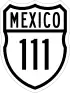 Federal Highway 111 shield