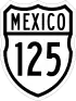 Federal Highway 125 shield