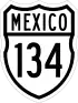 Federal Highway 134 shield