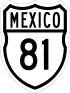 Federal Highway 81 shield