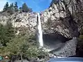 One of the park's waterfalls