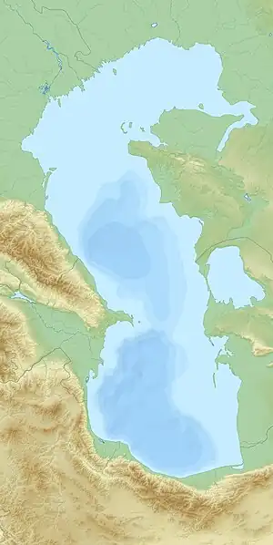 Pirallahi is located in Caspian Sea