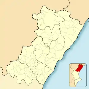 Nules is located in Province of Castellón