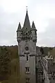 The 56-metre (184 ft) high clock tower