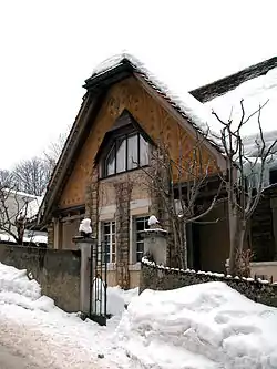 Le Corbusier's student project, the Villa Fallet, a chalet in La Chaux-de-Fonds, Switzerland (1905)