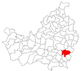 Location in Cluj County