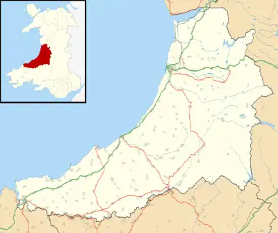 Glan-y-wern is located in Ceredigion