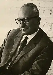 Portrait of Polish-born philosopher Chaïm Perelman