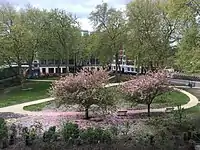 Charterhouse Square from Florin Court