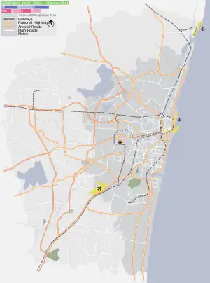 Triplicane is located in Chennai