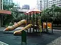 A children's playground in Cheung Fat Estate