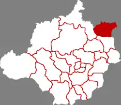 Location in Baoding