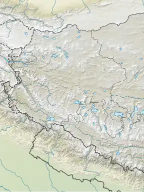 Location of Spanggur Lake