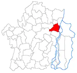 Location in Brăila County