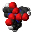 Spacefill model of chromium (III) picolinate