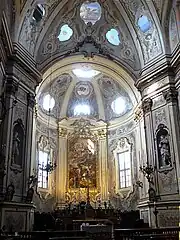 Interior of Sant'Antonio Abate, Parma