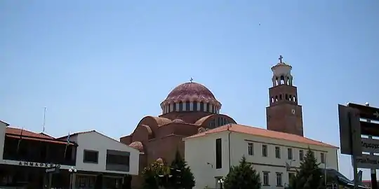 Orthodox Church of Panagia Eleftherotria ("Our Lady of Deliverance"), built 1992–94, Didymoteicho, Evros, Greece.