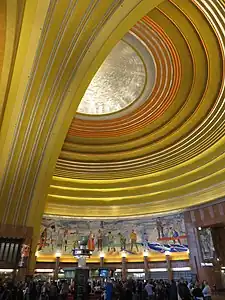 Cincinnati Union Terminal in Cincinnati, Ohio, by Alfred T. Fellheimer and Roland A. Wank (1933)