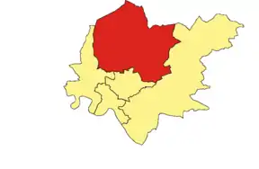 Location of the ward