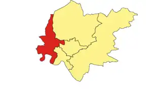 Location of the ward