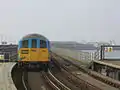 Train leaving Ryde Esplanade, heading towards Ryde Pier Head