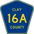 County Road 16A marker