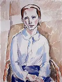 Portrait of a Young Girl, 1929, by Grace Clements