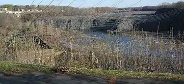 Cohoes Falls dry