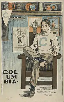 Poster for Columbia University, 1902