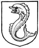 Dolphin haurient argent