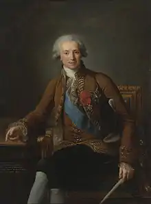 Élisabeth Vigée-Lebrun, Portrait of the Comte de Vaudreuil, 1784