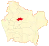 Map of Perquenco commune in Araucania Region