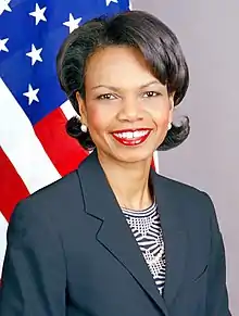 Condoleezza Rice  2007, 2006, 2005, and 2004  (Finalist in 2008)