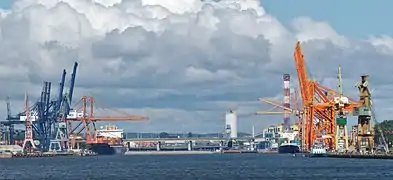 Port of Gdynia harbor.