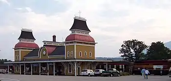 Depot, North Conway, New Hampshire, 1874