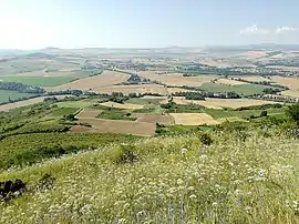 View from the Corent plateau