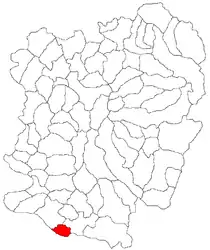 Location in Caraș-Severin County