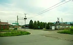 Corryton Depot near the intersection of Corryton Road and Corryton Luttrell Road