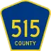 County Route 515 marker