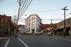 Intersection of East Crafton, Noble and Dinsmore Avenues in Crafton, PA.