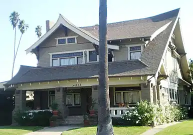 Craftsman Home4318 Victoria Park PlaceLos Angeles Historic-Cultural Monument #654