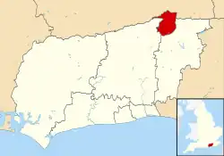 Crawley is located in West Sussex