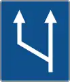 Increased lane