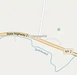 Map of Cropseyville